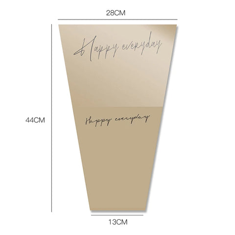 Plastic PE Virgin Waterproof Recyclable Flower Bouquet Bags Transparent Packaging for Valentine's Day Florist Supplies and Gifts