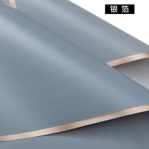 Taixi Brand Gold-edged PE Coated Double-Sided Recyclable Parchment Paper Gravure Compatible Valentine's Day Waterproof Flower