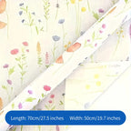 Lavender Art Recyclable Colourful Floral Series Gift Wrapping Material Art Paper Large Sheets 50x70cm Modern Luxury Creative