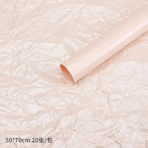 38g Thickened Eco-friendly Recyclable Flower Wrapping Paper Single Side Waterproof Offset Printing