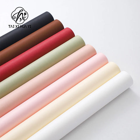 Fenghua Thick Kraft Paper Single-Sided Solid Color Korean Bouquet Material for Unique Packaging Elegant Touches