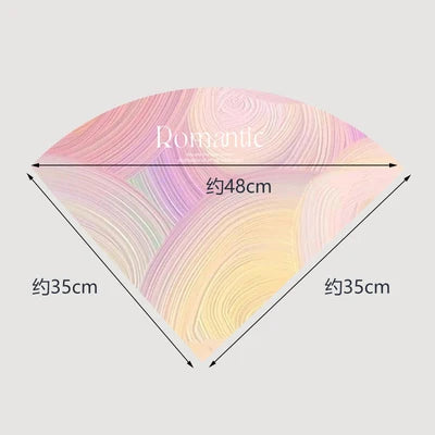Valentine's Day DIY Ice Cream Cone Bouquet Kraft Paper Thick Cardstock Flower Packaging Handmade Floral Design Starch Coating
