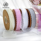 Luxury Ribbon Lace Hollow Lace 25 Sizes Baked Cake Packaging for Valentine's Day Christmas and Wedding Featuring Flowers