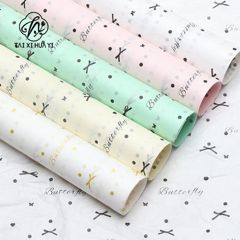 Waterproof Flower Wrapping Liner Art Paper 50*70cm Bouquet Gift Packaging Personalized Paper