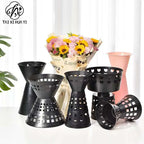Christmas Design Plastic Container Flower Holder with Drainage Hole for Garden Use-Durable Modern Minimalist