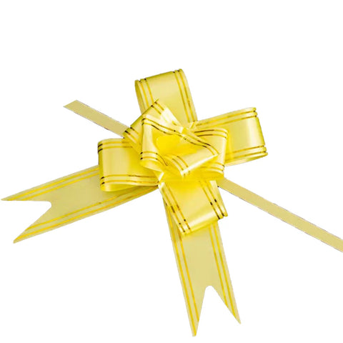 China Manufacture Colored Polypropylene Ribbons Wedding Christmas Gift Ribbon Butterfly Pull Bow Glitter