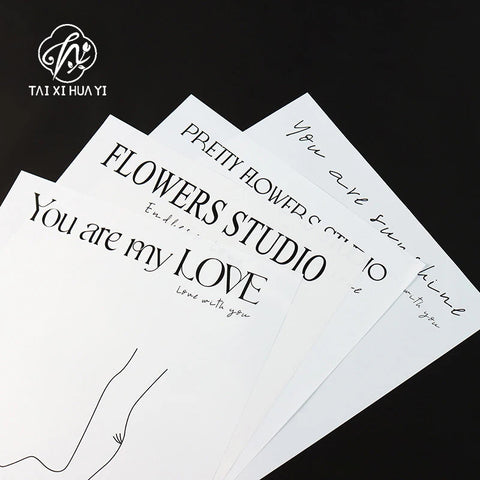 Waterproof White Floral Gift Packing Paper Flower Paper Wrapping for Wedding Decoration Premium Paper & Paperboards Product