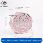 Elegant Camellia Pearl Gift Box Single Side PE Coating Synthetic Paper for Romantic Occasions Like Mother's Day Floral Present