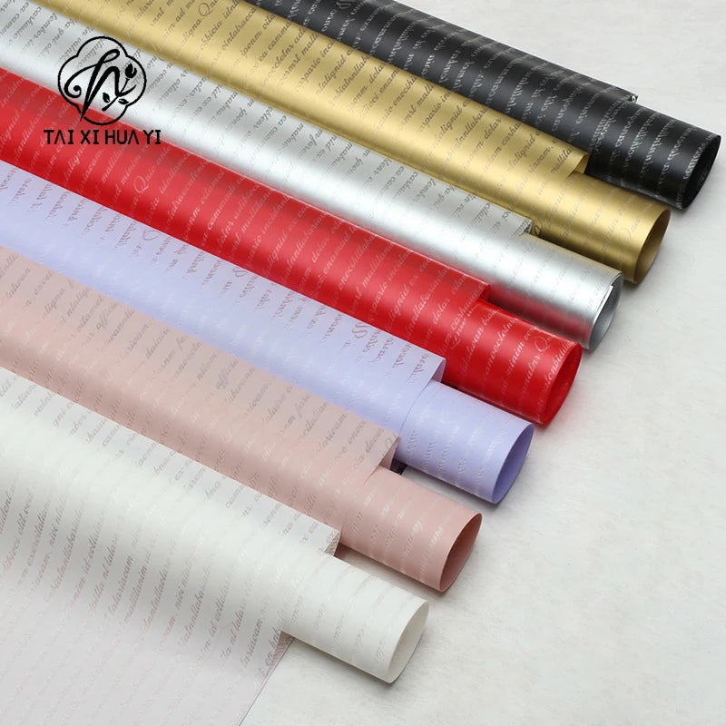 Flower Packaging Paper Translucent Misty Design Single Small DIY Floral Materials for Flower Shop Handmade รูปสินค้าหลัก