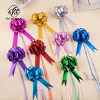 120cm Mixed Color PP Material Pull Bows with Ribbon for Wedding Birthday Anniversary Party Favors Gifts No Logo