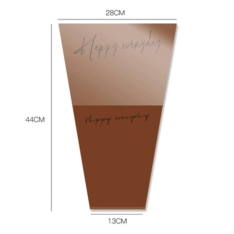 Plastic PE Virgin Waterproof Recyclable Flower Bouquet Bags Transparent Packaging for Valentine's Day Florist Supplies and Gifts