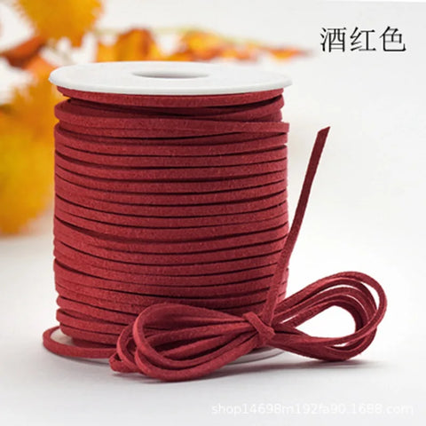 Wholesale 45-Yard Velvet 3mm Flat PVC Strap Floral Suede Binding for DIY Crafts Christmas Birthday Halloween