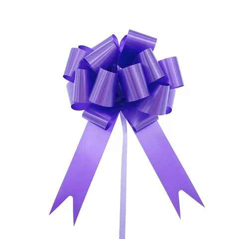 120cm Mixed Color PP Material Pull Bows with Ribbon for Wedding Birthday Anniversary Party Favors Gifts No Logo