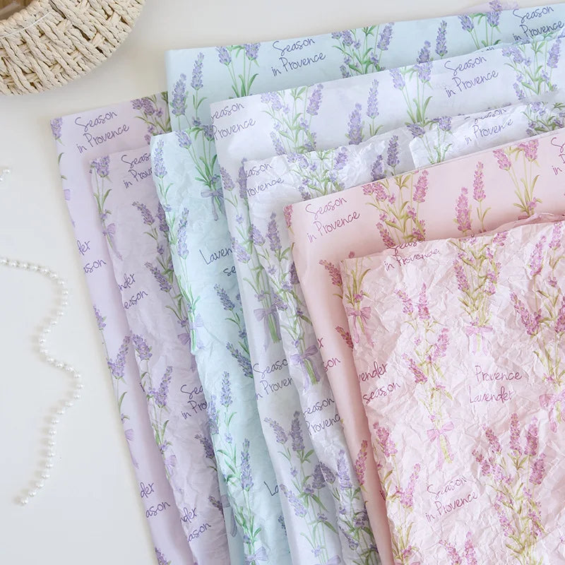 Wholesale Waterproof Art Paper Single Side Coated Surface for Flower Bouquet Knot Wrapping Beautiful Floral Design รูปสินค้ารอง