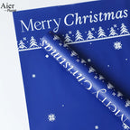 Waterproof Christmas Art Paper for Gift Wrapping Bouquet Packaging PE Coating Flower Wrapping Paper