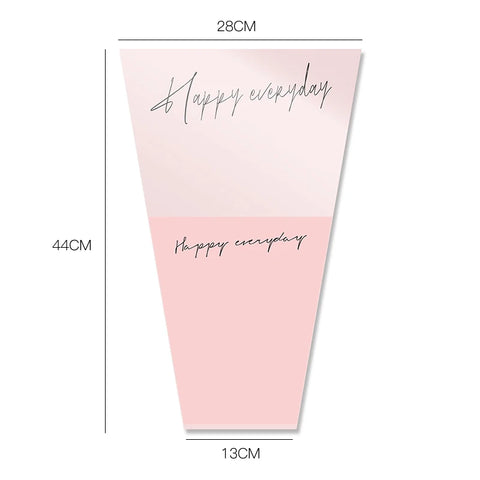 Plastic PE Virgin Waterproof Recyclable Flower Bouquet Bags Transparent Packaging for Valentine's Day Florist Supplies and Gifts