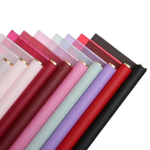 Wholesale 58*58cm Waterproof Flower Bouquet Packaging Wrapping Paper Florist Supplies for Flowers Packing Materials
