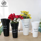 Oversized Floral PVC Hydration Container Decorative Flower-Design Packaging Tub