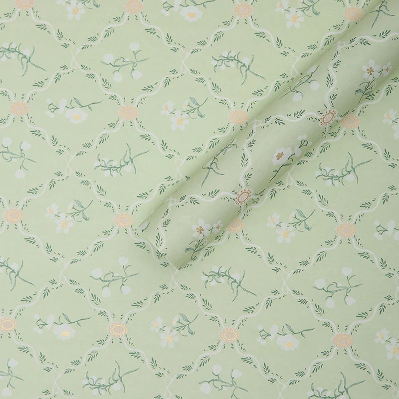 Premium Cotton Art Paper Floral Bouquet Wrapping Paper Virgin Floral Packaging Supplies for Valentine's Day Gift