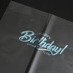 Transparent Happy Birthday Cellophane Virgin Pulp Waterproof Wrapping Paper for Flower Packing Florist Supplies