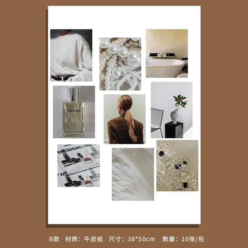 Pictorial Style DIY Material Fashion Cover Flower Kraft Paper with Single-sided Coating for Packaging