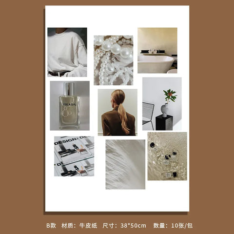 Pictorial Style DIY Material Fashion Cover Flower Kraft Paper with Single-sided Coating for Packaging
