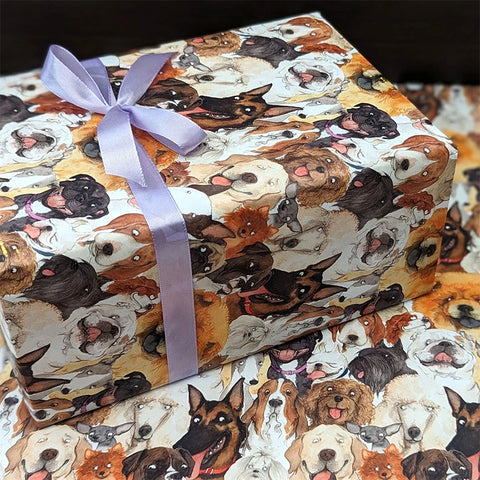 Glossy Coated Virgin Craft Paper Material Pinkish Custom Diy Crafts Gift Packaging Personalised Wrapping Paper