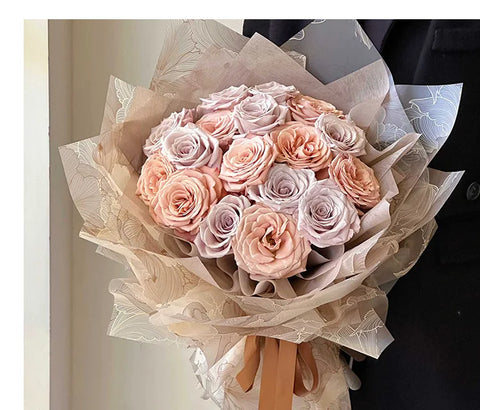 Paper Flower Vein Waterproof Korean style Flower Packaging Paper Mist Paper Flower Shop Bouquet Floral Packaging Paper