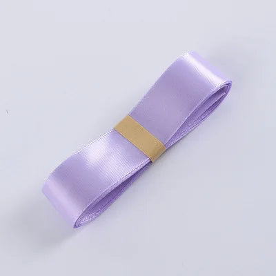 2.5cm Dacron Satin Ribbon-Luxury Biodegradable Ribbon for Valentine's Day Wedding & Christmas Gift Packaging