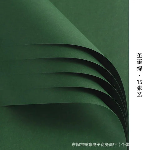 Fenghua Thick Kraft Paper Single-Sided Solid Color Korean Bouquet Material for Unique Packaging Elegant Touches