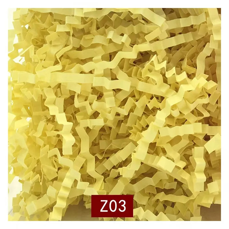 Elegant Luxury Crepe Paper Crinkle Cut Shredded Material for Gift Baskets and Box Packaging Premium Decorative Filler