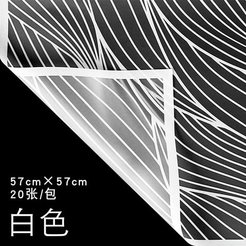 Premium Sand Mist Floral Wrap, Single-Sided Waterproof Paper for Qixi Festival Gift and Flower Shop Offset Printing