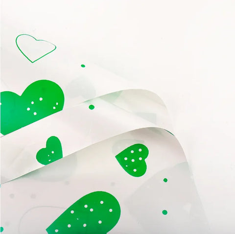 Valentine's Day Neon Love Flower Packaging Paper Waterproof Single Side Coated for Your Romantic Moments