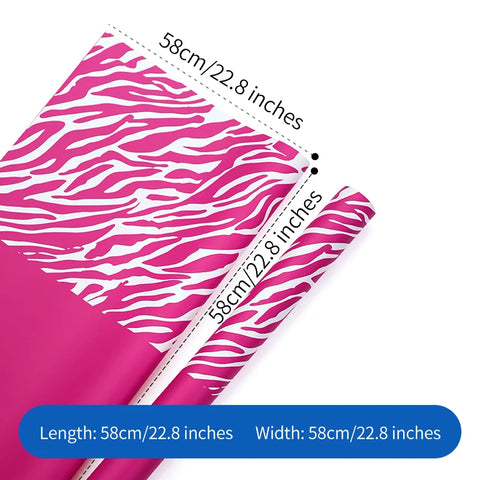 Wholesale Wrapping Gifts PVC Coated Virgin Pulp Style Flower Zebra Pattern Waterproof Floral Art Paper
