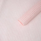 Valentine's Day 57*57cm Non-Woven Waterproof Paper New Grid Flower Bouquet Solid Color Wrapping Paper with Virgin Pulp Style