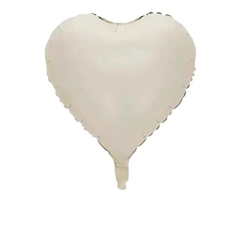 High Quality 18-Inch Star Heart Shape Foil Balloons Cream Caramel Coffee Retro Colors Gift Inflatable Decoration