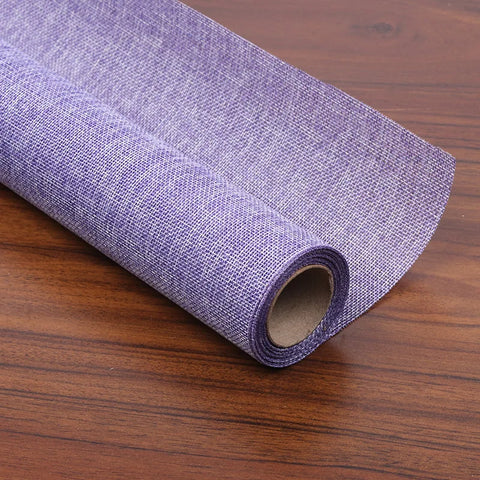 Multi-Color Coated Imitation Hemp Series Packaging Materials Fresh Flower Gift Wrapping Paper Fabric for Flower Shop Packaging