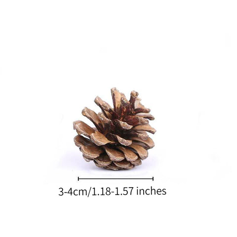 Pine Cone Dried Flower Christmas Decoration Handmade DIY Material Package Wreath Accessories Natural