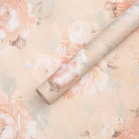 Dream Series Floral Art Paper Wrapping Oil Painting Dream Series Flower Shop Gift PE Coating Material for Flower Packaging