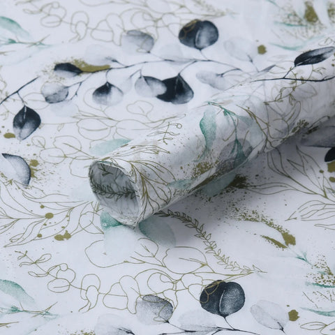 50*70cm Soft Pear Paper Waterproof Uncoated Virgin Pulp Elegant Flower Bouquet Wrapping Gift Wrapping Paper