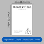 Waterproof White Floral Gift Packing Paper Flower Paper Wrapping for Wedding Decoration Premium Paper & Paperboards Product