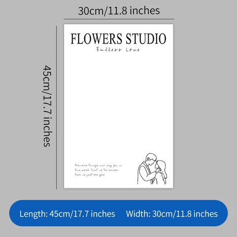 Waterproof White Floral Gift Packing Paper Flower Paper Wrapping for Wedding Decoration Premium Paper & Paperboards Product