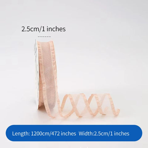 Meteorite Lime Luxury DIY Flower Satin Gift Packaging Clothing Collar Folded Skirt Edge Ribbon Accessories Christmas Wedding
