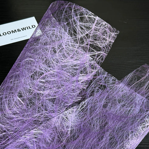 Wholesale Single Side PE Coating Raffia Grass Inner Lining Material for Fresh Flower Bouquet Packaging