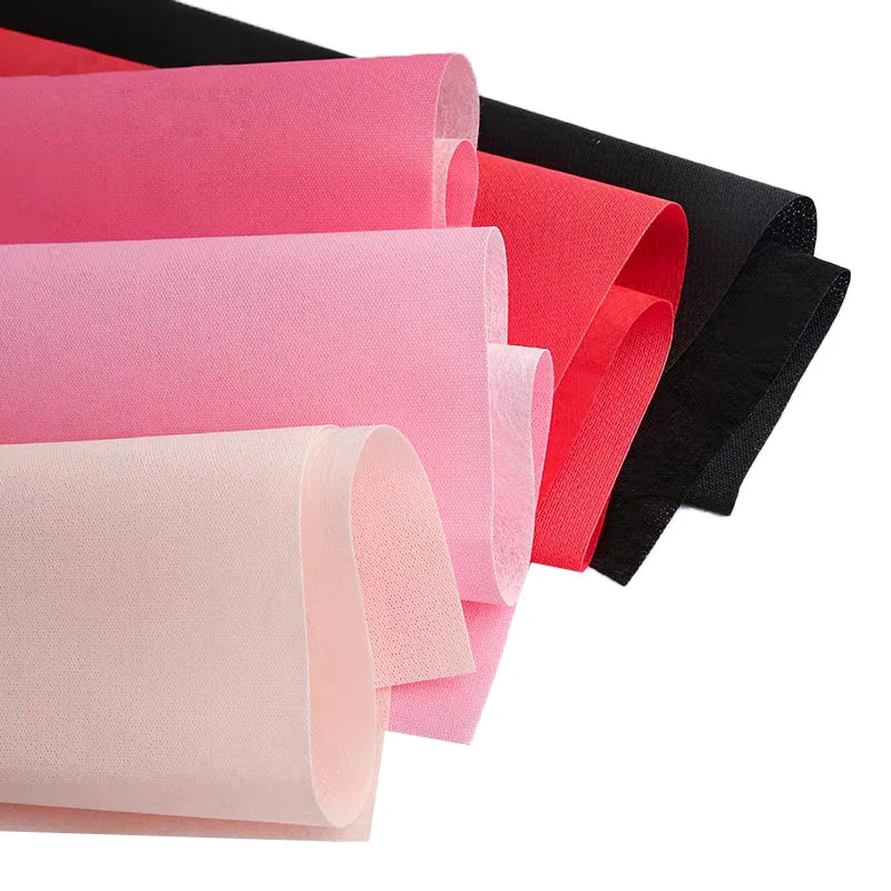 Double-Sided Waterproof Non-Woven Hot Stamping Packaging Paper Soft Stretch Film for Florist Supplies Main image