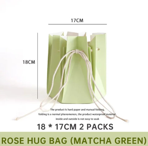 Eco-Friendly Kraft Paper Bouquet Packaging Bag Waterproof Flower Bag with Box Packaging Feature