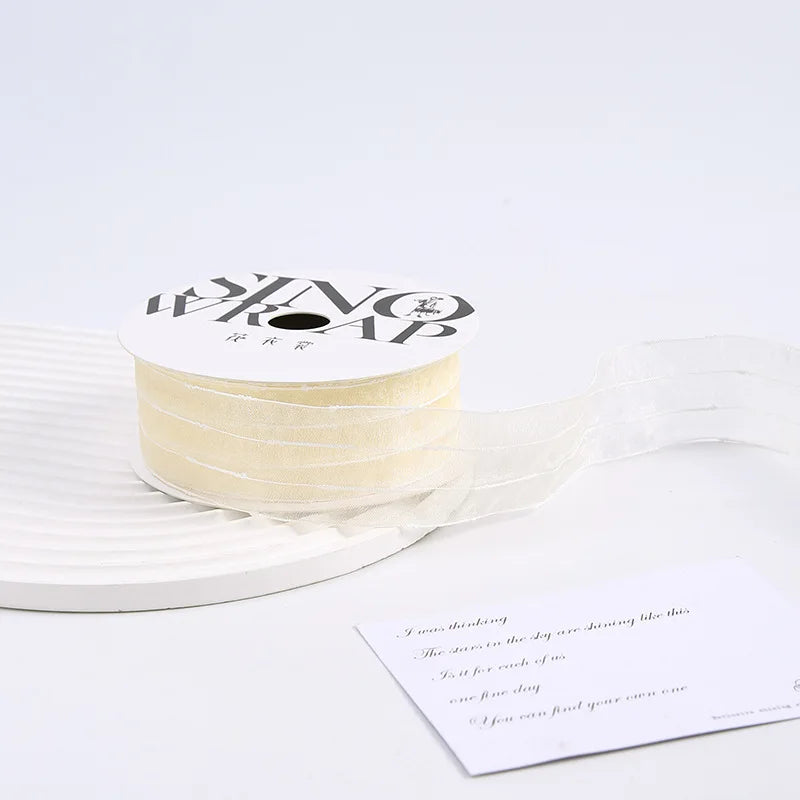 Dacron Wedding Valentine's Day Christmas Flower Bouquet Bow Decoration Ribbon for Gift Packaging