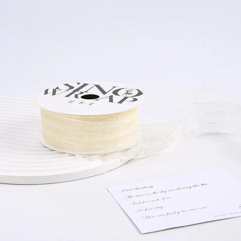 Dacron Wedding Valentine's Day Christmas Flower Bouquet Bow Decoration Ribbon for Gift Packaging