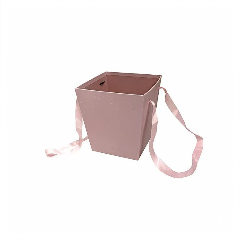 Premium Quality Trapezoidal Flower Paper Bag Premium Embossing for Wedding Gift Flower Shop Bouquet Packaging Quality Paper Main image