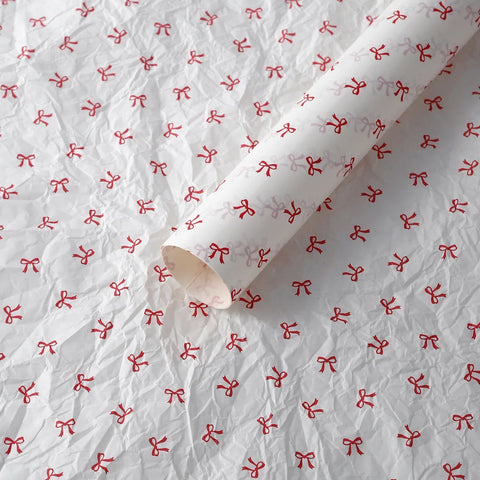 Custom Floral Wrapping Paper Single-Sided Coated Pink Flower Bouquet Gift Mailer Folding Packaging for Floral Product Packaging